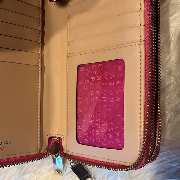 KATE SPADE GREY STREET TIERA PEBBLED LEATHER DOUBLE ZIPPERED - Picture 8 of 9